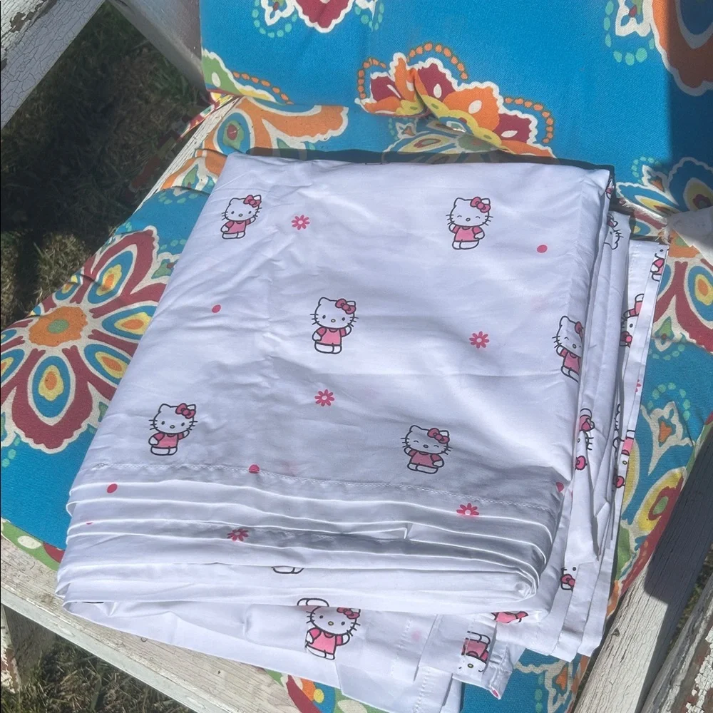 SANRIO Hello Kitty Full Size Flat Sheet